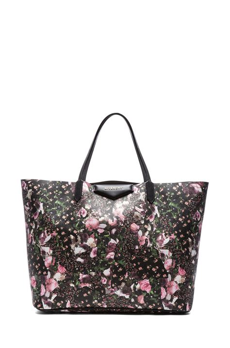 givenchy large floral antigona tote bag|givenchy crocodile antigona.